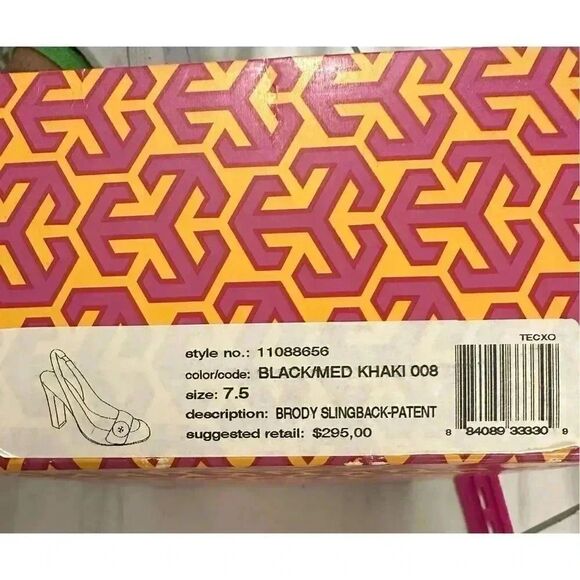 Tory Burch Slingback Patent Leather Heels